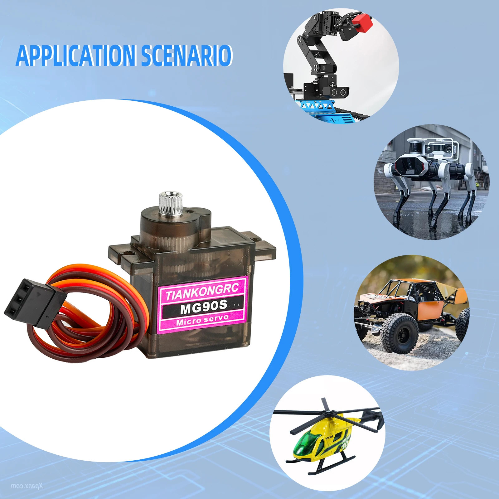 MG90S 9g Micro Analog Servo Mo - Servo Sg90 ulasan dan harga