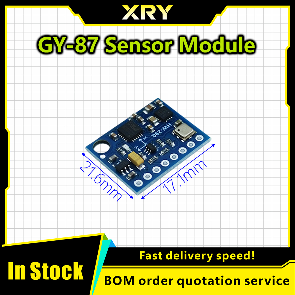 XRY GY-87 10DOF IMU Sensor Mod - Mpu6050 ulasan dan harga