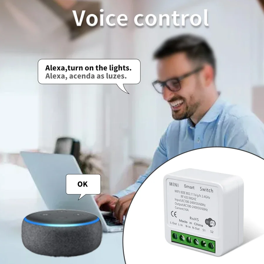 Wifi RF 433MHz Smart Switch Tu - Ir Remote Module ulasan dan harga