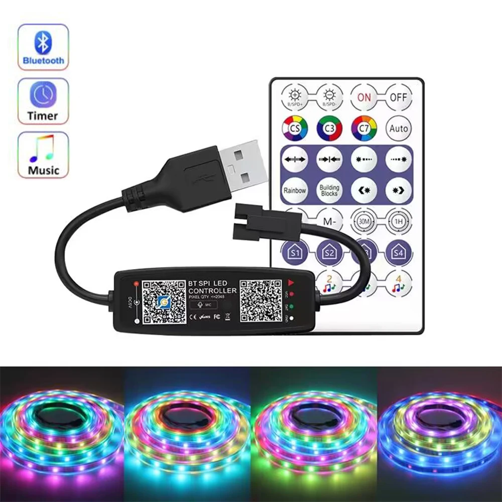 WS2812B Controller Bluetooth M - Ws2812B Strip 5V ulasan dan harga