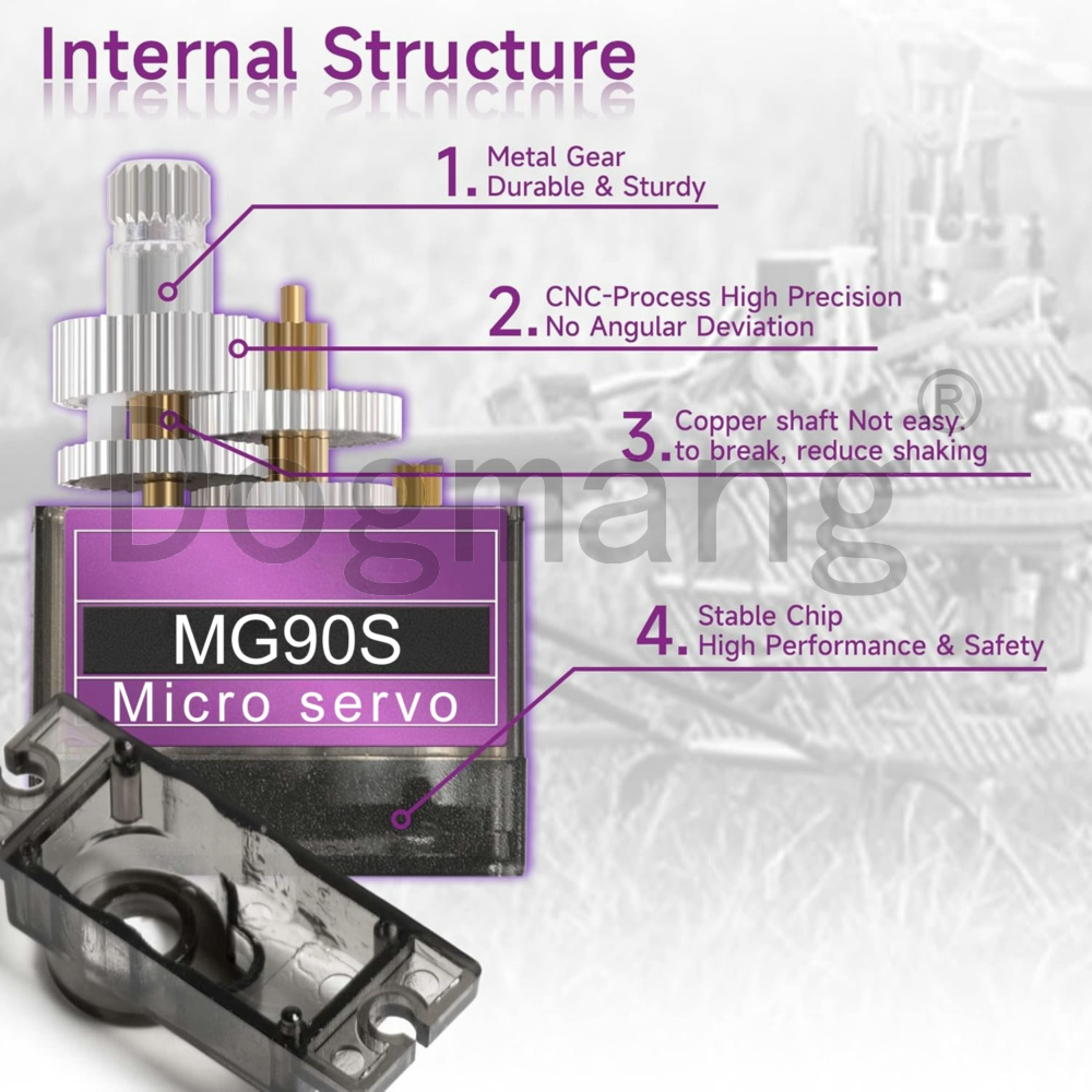 MG90S Servo 1/2/4/10/20/50 Pcs - Servo Sg90 ulasan dan harga