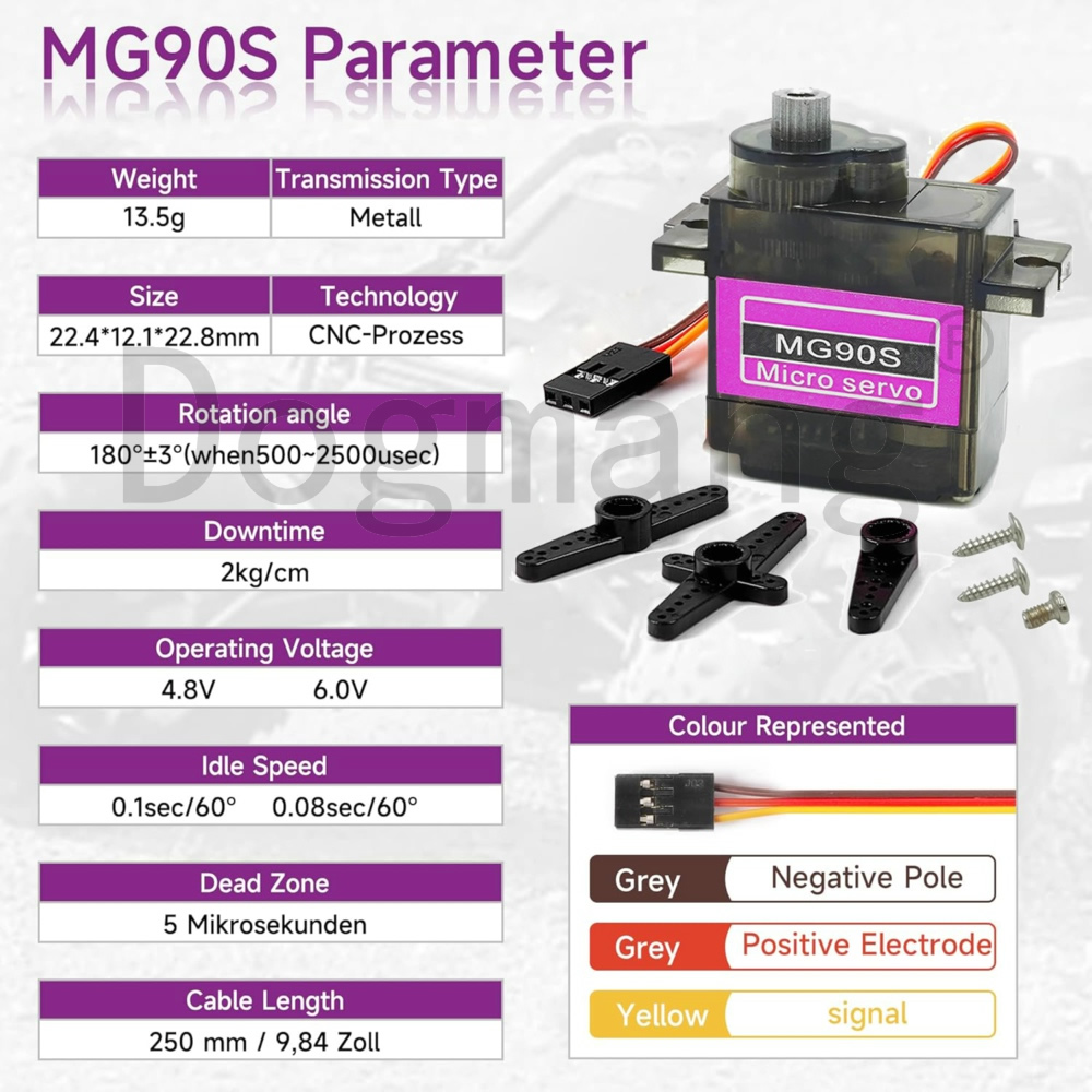 MG90S Servo 1/2/4/10/20/50 Pcs - Servo Sg90 ulasan dan harga