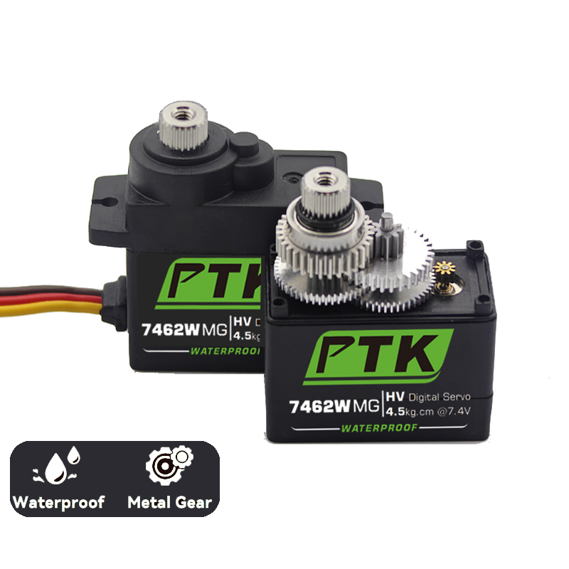 PTK 7462W MG Metal gear 9g mic - Servo Sg90 ulasan dan harga