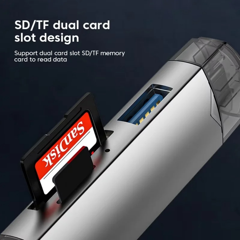 6‑in‑1 USB 3.0 OTG Card Reader - Sd Card Module ulasan dan harga