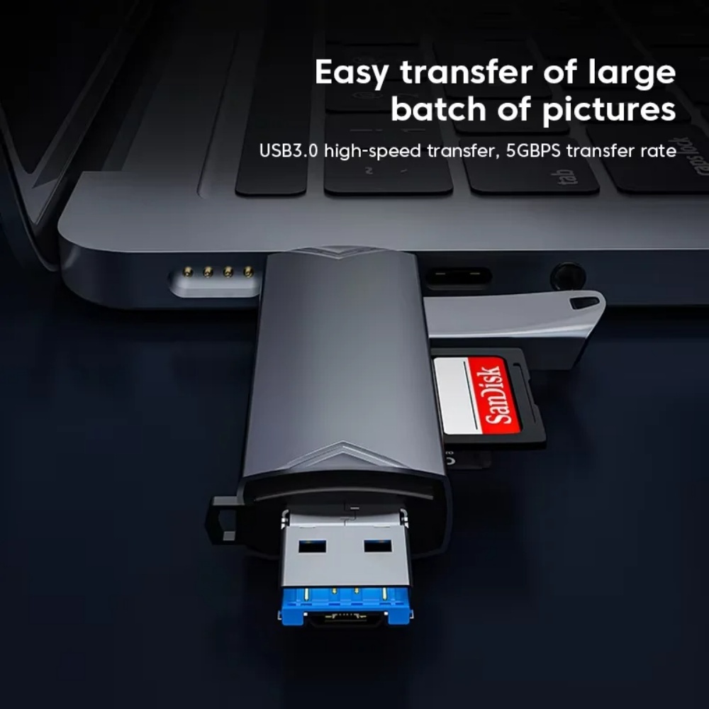 6‑in‑1 USB 3.0 OTG Card Reader - Sd Card Module ulasan dan harga