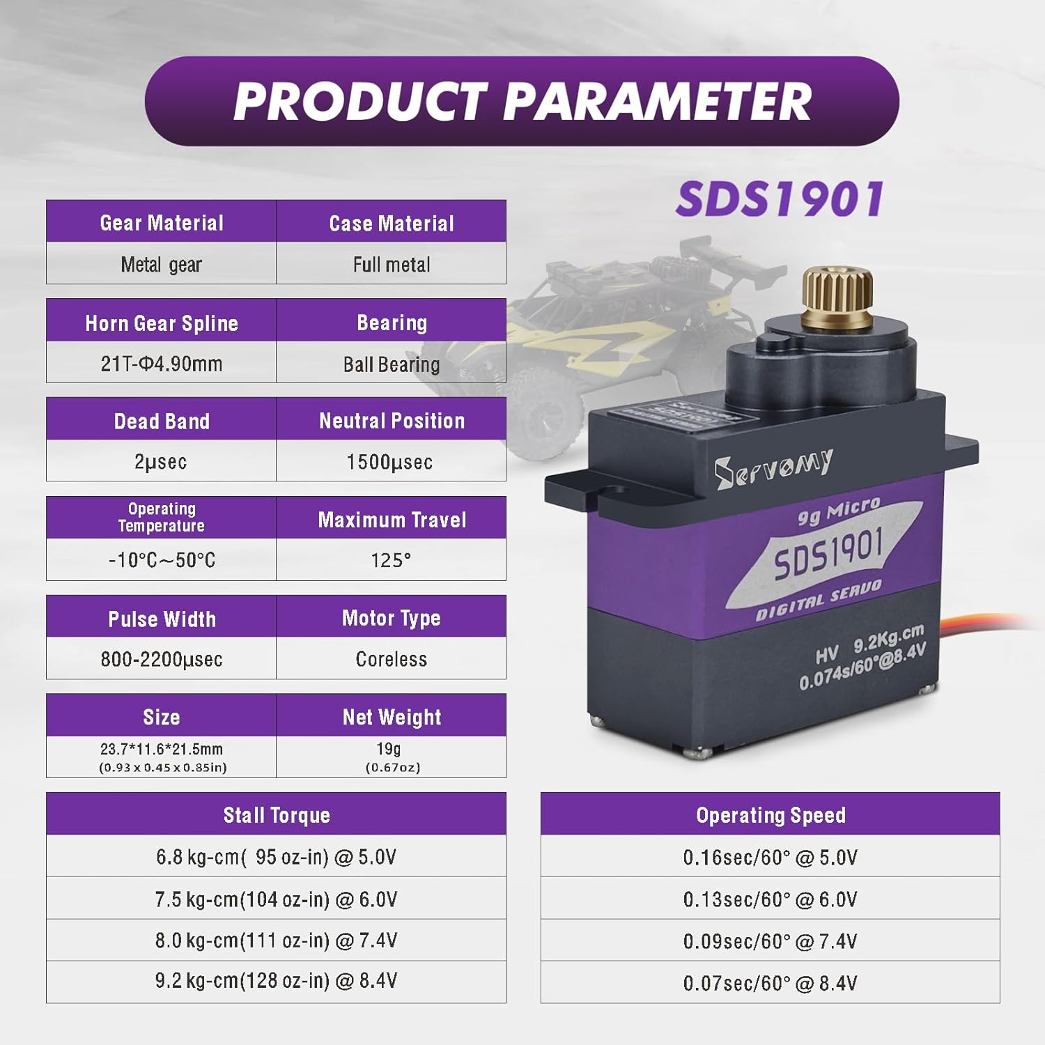 SERVOMY-SDS1901 Digital 9G Mic - Servo Sg90 ulasan dan harga