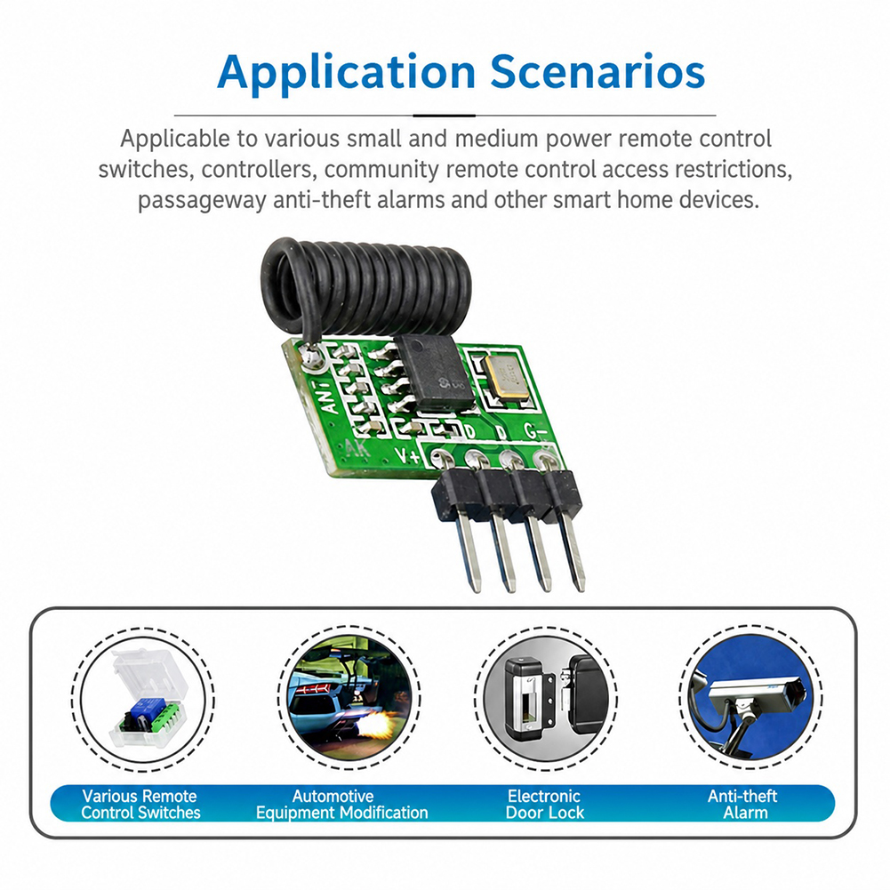 315MHz/433MHz Superheterodyne  - Ir Remote Module ulasan dan harga