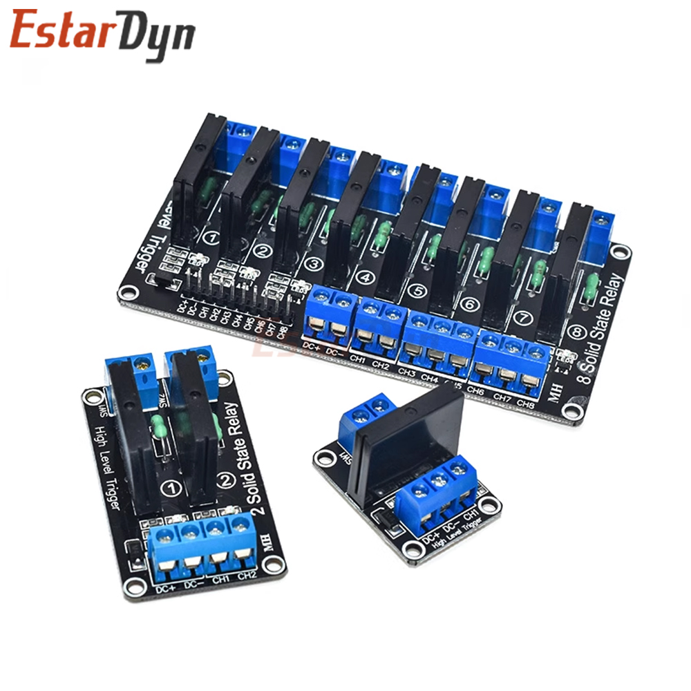 5V 1 2 4 8 Channel SSR G3MB-20 - Relay Module 4 Channel ulasan dan harga