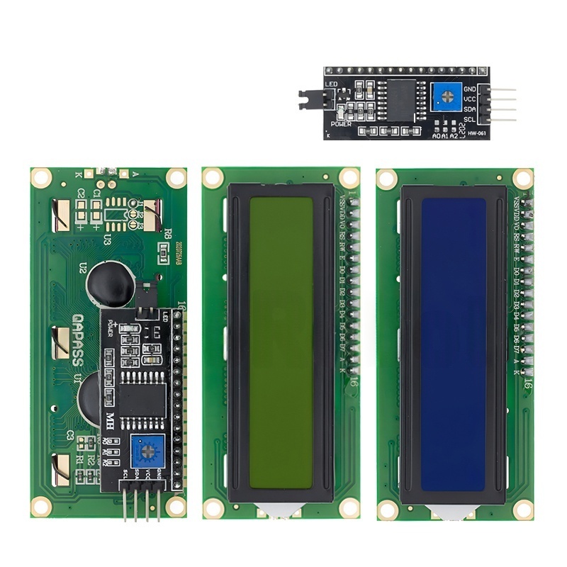LCD 1602 2004 Module Blue Gree - Lcd 1602 ulasan dan harga