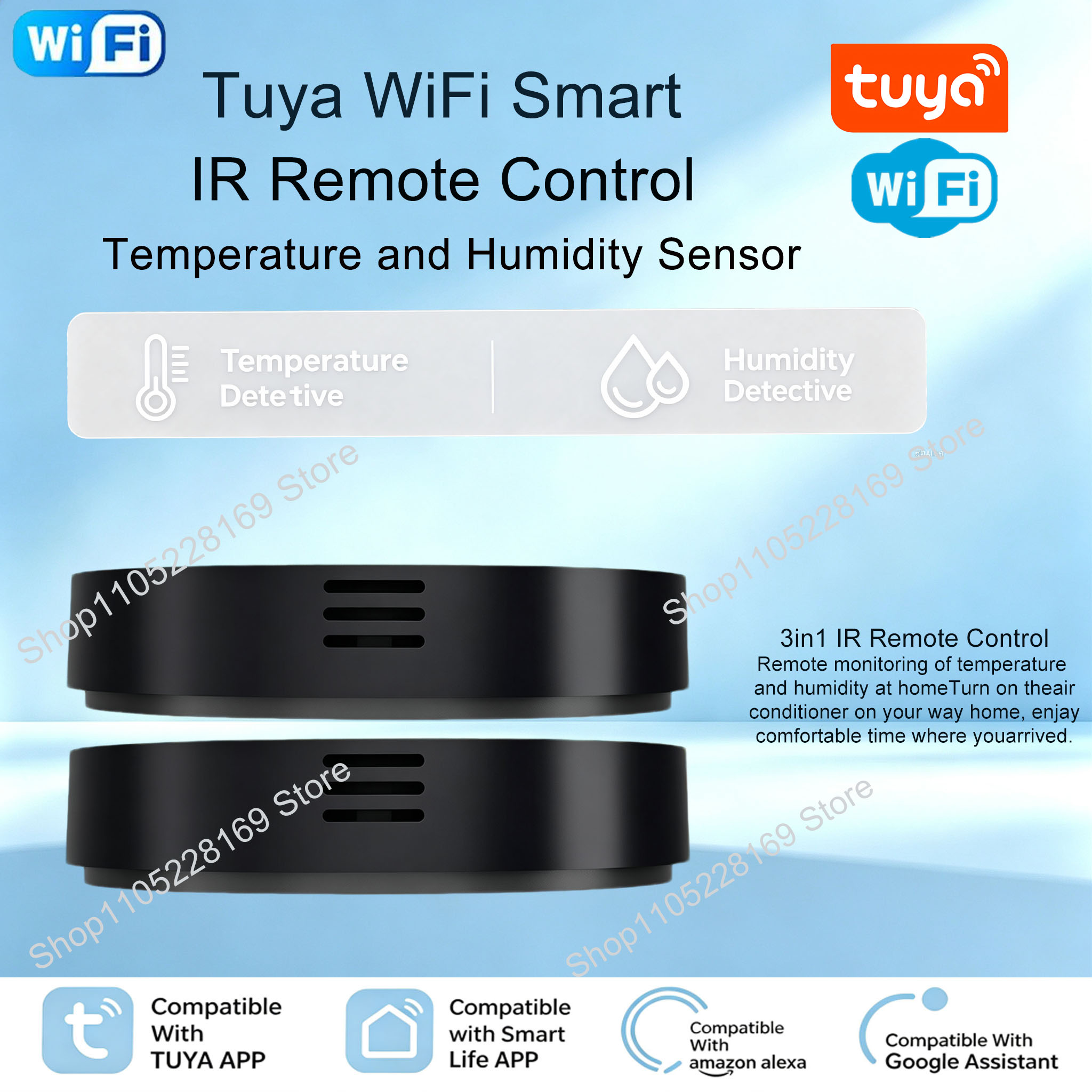 Tuya WiFi 3-in-1 IR Remote wit - Ir Remote Module ulasan dan harga