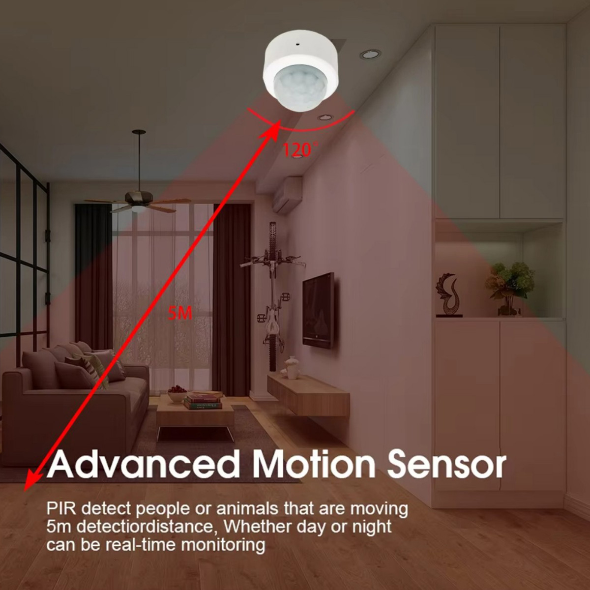 Zigbee3.0 Mini PIR Human Motio - Pir Motion Sensor ulasan dan harga