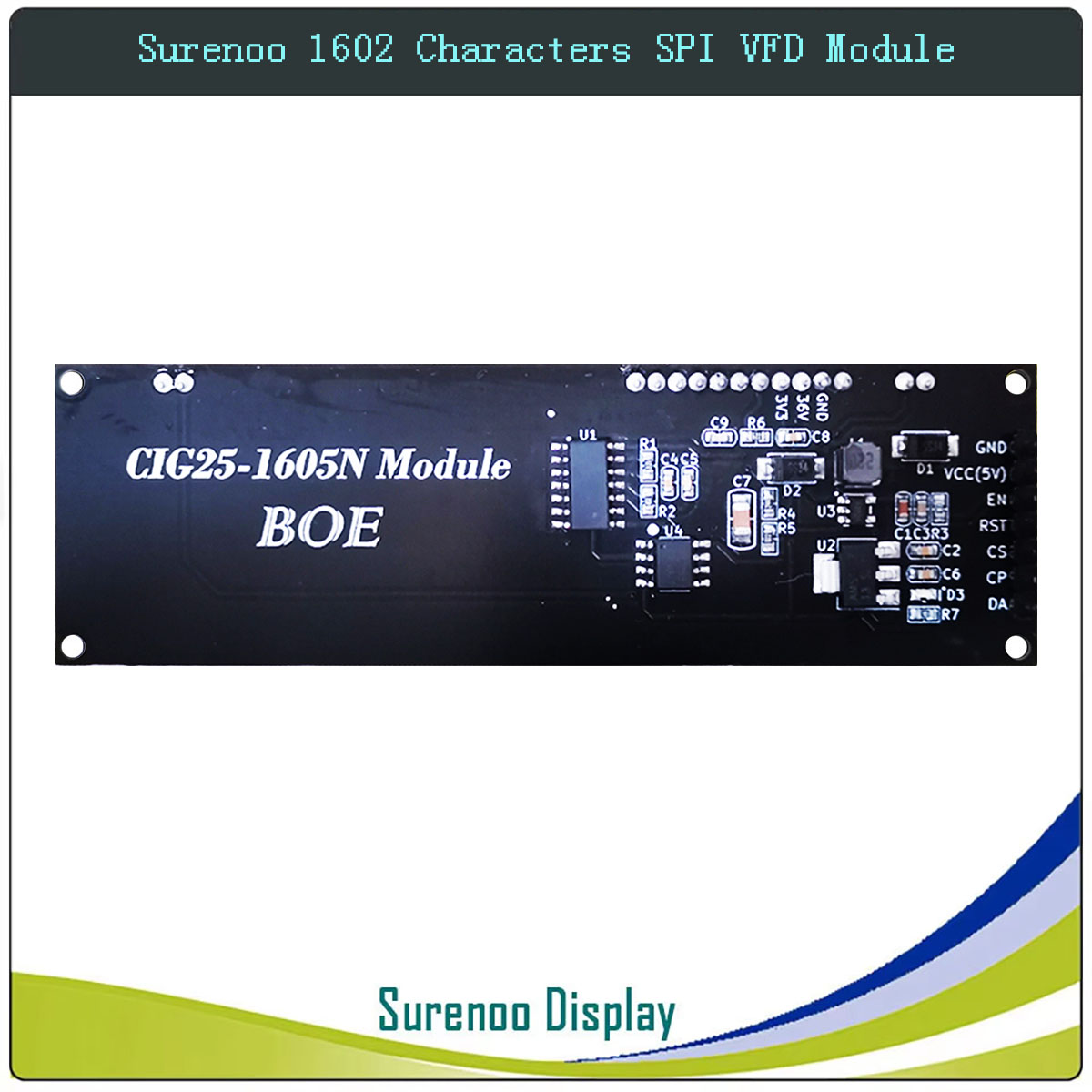 Surenoo 7P Serial SPI 1602 162 - Lcd 1602 ulasan dan harga