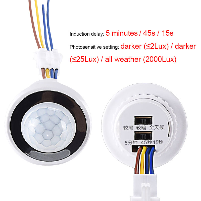 Human Body Sensor Detector LED - Pir Motion Sensor ulasan dan harga