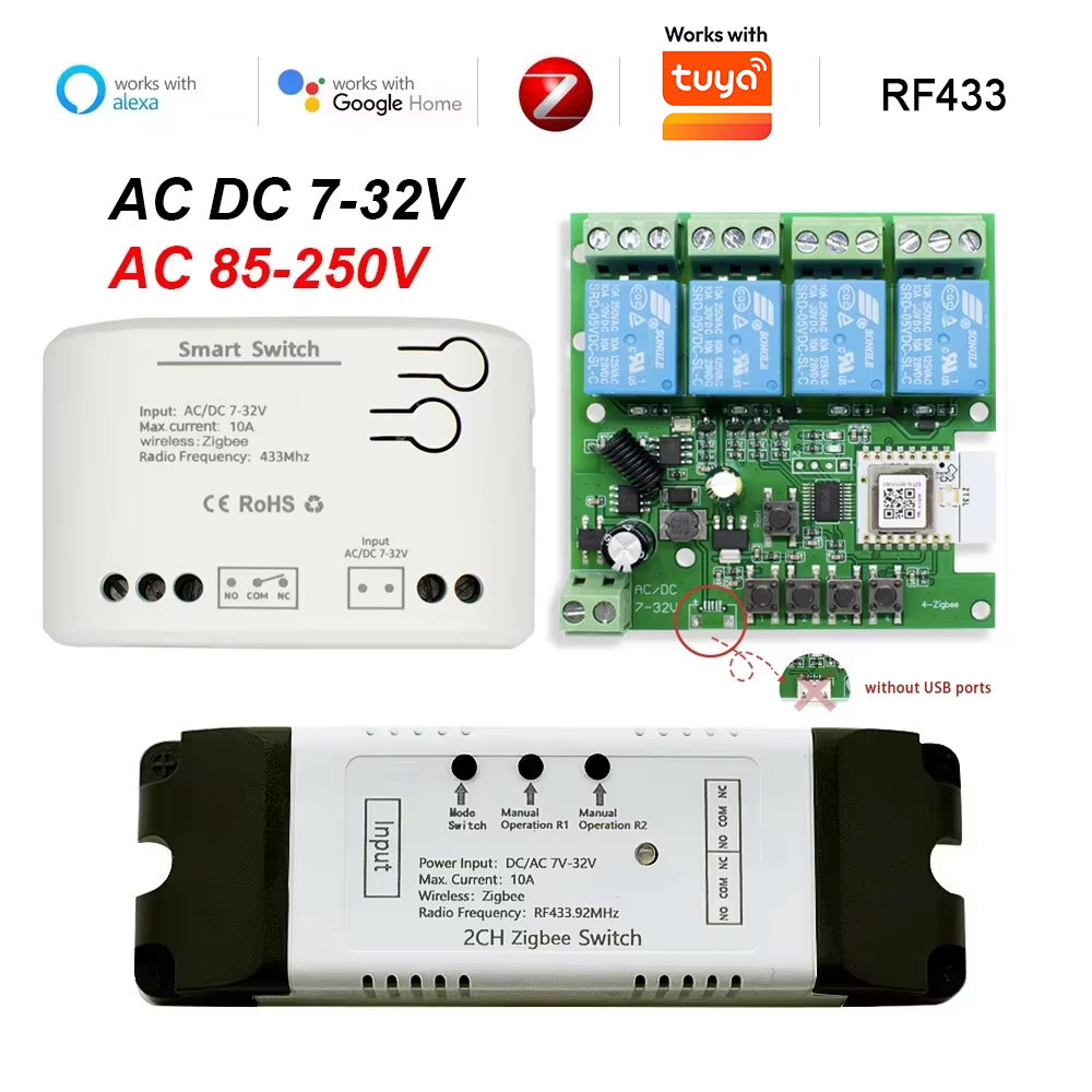 Dry Contact Smart Zigbee Switc - Relay Module 1 Channel ulasan dan harga