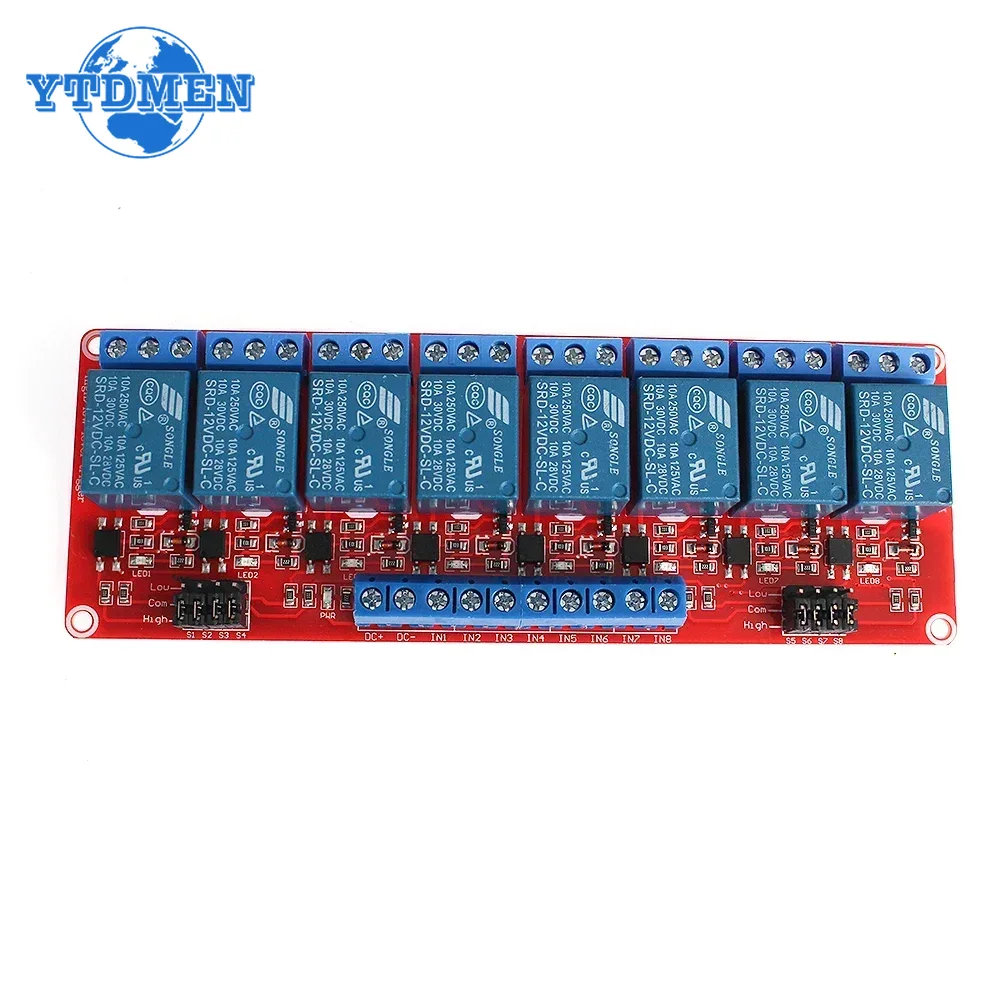 1PCS Relay Module 5V 12V 24V 1 - Relay Module 4 Channel ulasan dan harga