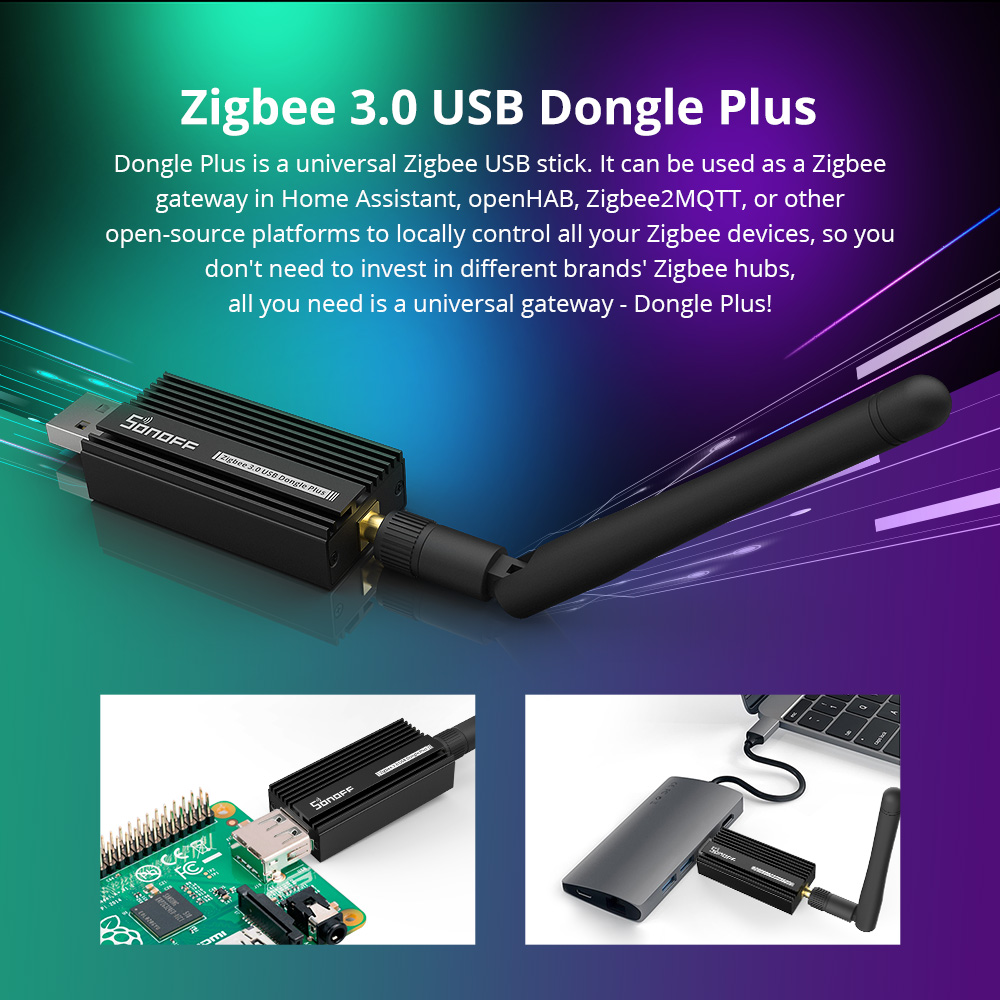 SONOFF Zigbee Dongle-E 3.0 USB - Zigbee Cc2531 ulasan dan harga