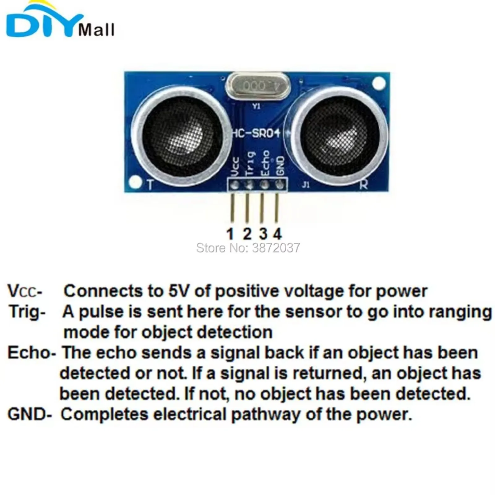 DIYmall HC-SR04 Ultrasonic Sen - Ultrasonic Sensor Hc-Sr04 ulasan dan harga