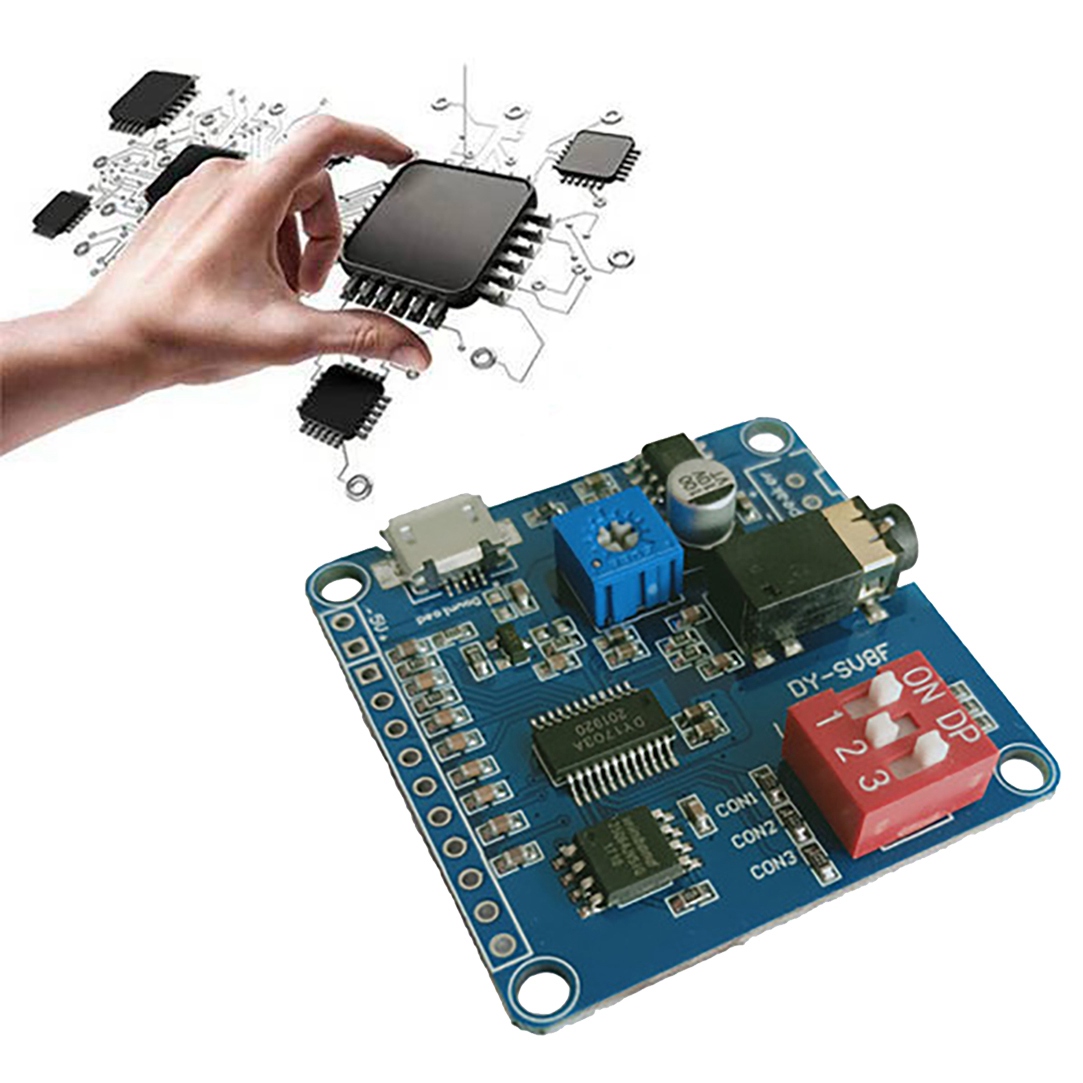 ABZZ-DY-SV8F Voice Playback Mo - Sd Card Module ulasan dan harga